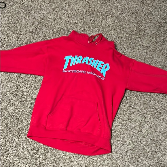 Thrasher Jackets & Blazers - Thrasher Red Hoodie